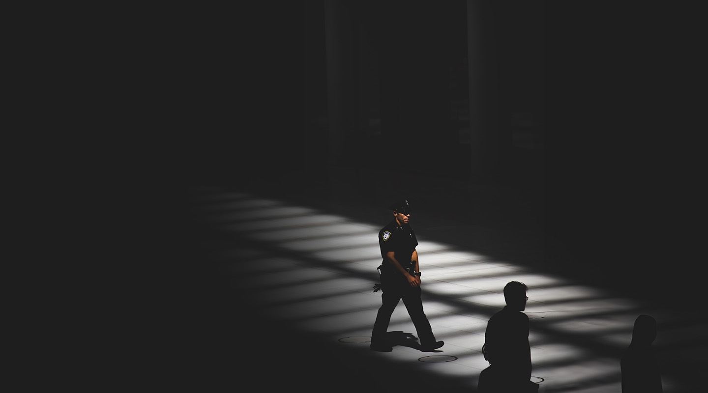 Police Officer walking